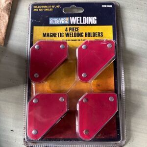 Chicago Electric 4 Piece Magnetic Welding Holders Item 93898 *New*